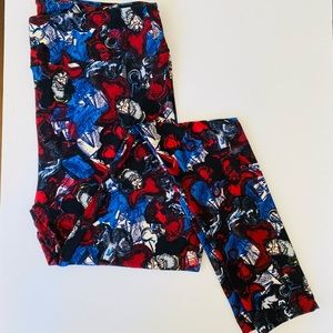 Lularoe Leggings - Disney Captain Hook - OS (Tall & Curvy) Super Soft